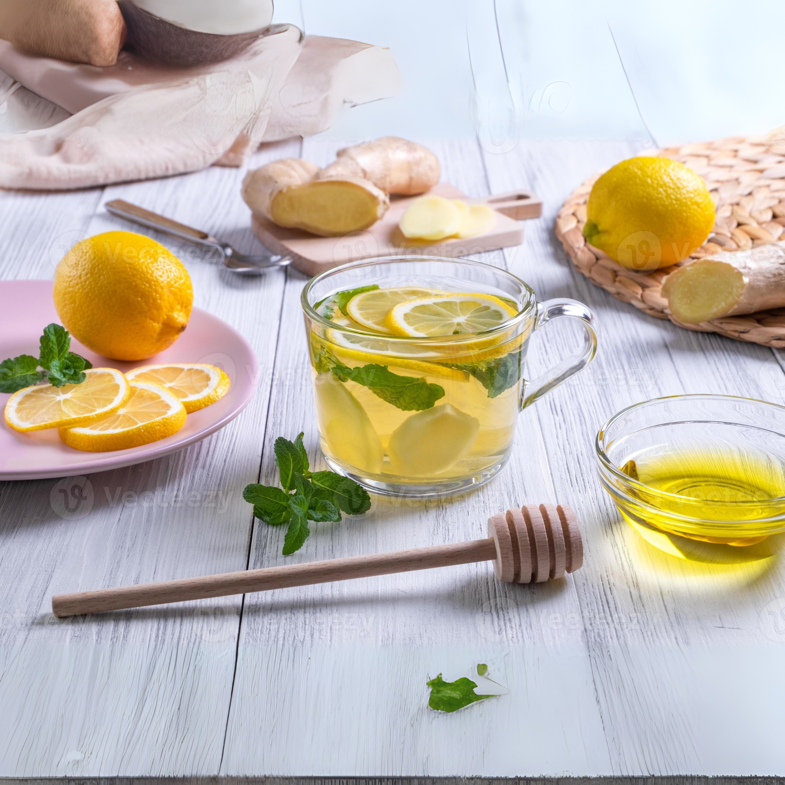 Honing-Gember Citroenthee recept